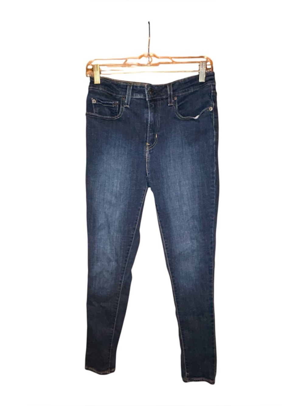 Levi’s 721 High Rise Skinny Jeans Womens Dark Wash Size 29 Stretch Denim